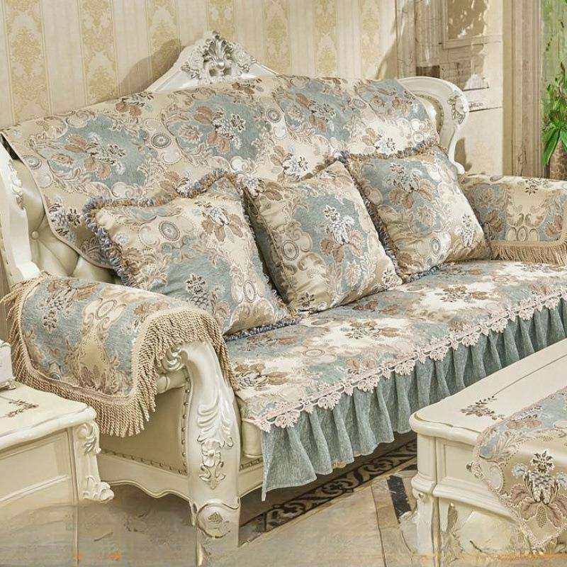 欧式沙发垫2025新款防滑高档奢华贵妃靠背四季通用欧式沙发套罩巾