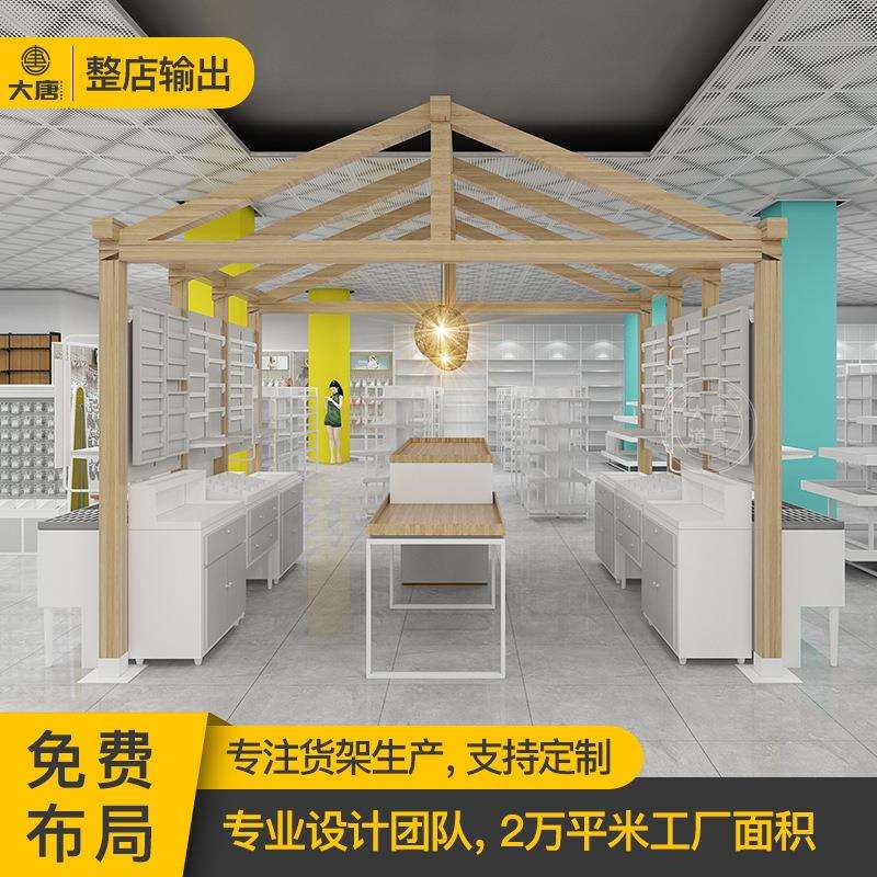 名创精品店饰品店货架展示柜中岛柜展示架优品玩具文具店专用货架