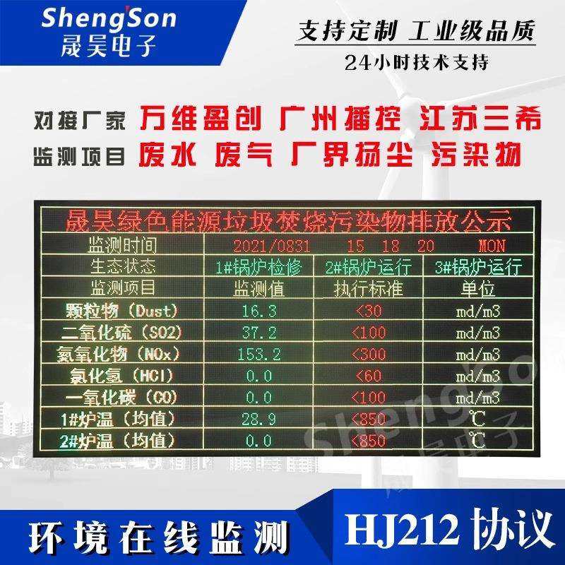 户外防水LED显示屏环保数采仪废气水质污染物数据HJ212协议modbus,机械设备,其他机械设备,淘宝优惠券,粉丝福利购,淘宝优惠卷