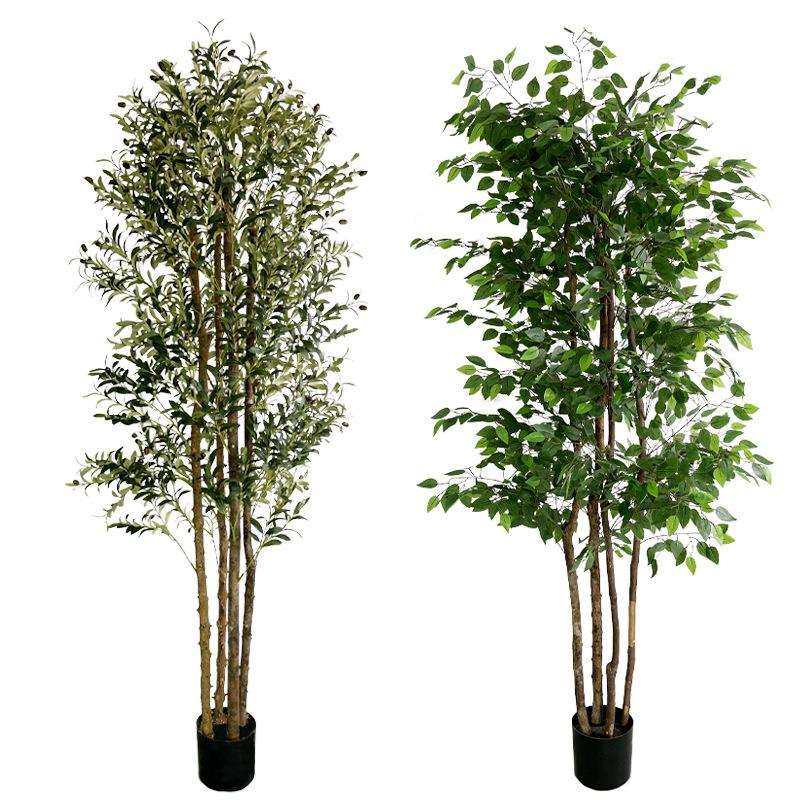 仿真榕树橄榄树真树杆黄杨木造景盆栽外贸绿植盆栽人造假榕树,纺织面料/辅料/配套,纺织机械配件,淘宝优惠券,粉丝福利购,淘宝优惠卷