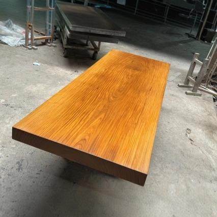 非洲柚木大板桌实木茶桌原木办公会议桌电脑桌餐桌书桌整板