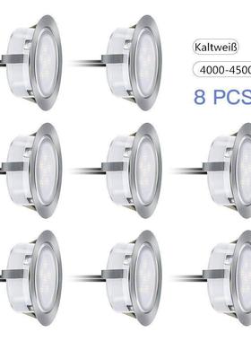 LED甲板灯花园地埋灯IP67花园引路灯楼道台阶灯阶梯灯串6个装