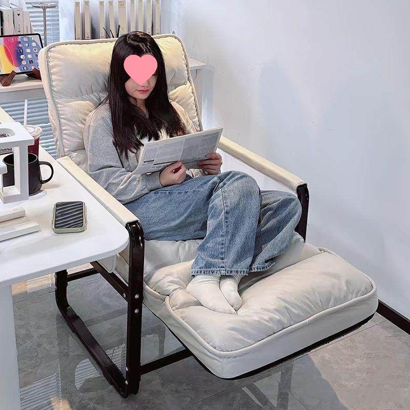 电脑椅可坐可躺两用折叠椅懒人靠背沙发椅躺椅办公室午休午睡神器