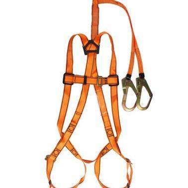 MSA/梅思安10147345高空作业防坠落安全带配双腿吸震绳大号