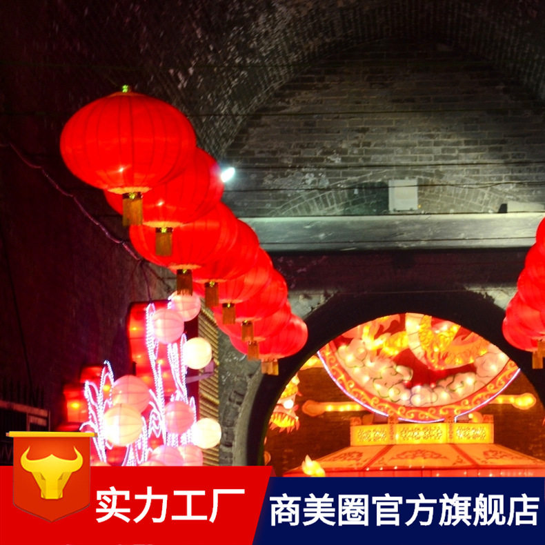 户外景观园林美陈中秋节花灯制作|上海专业花灯制作LED灯设计