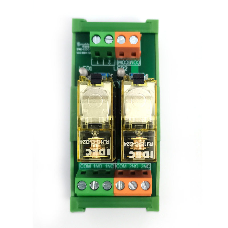 世麦德2通道1开1闭通用型继电器模组DC24V
