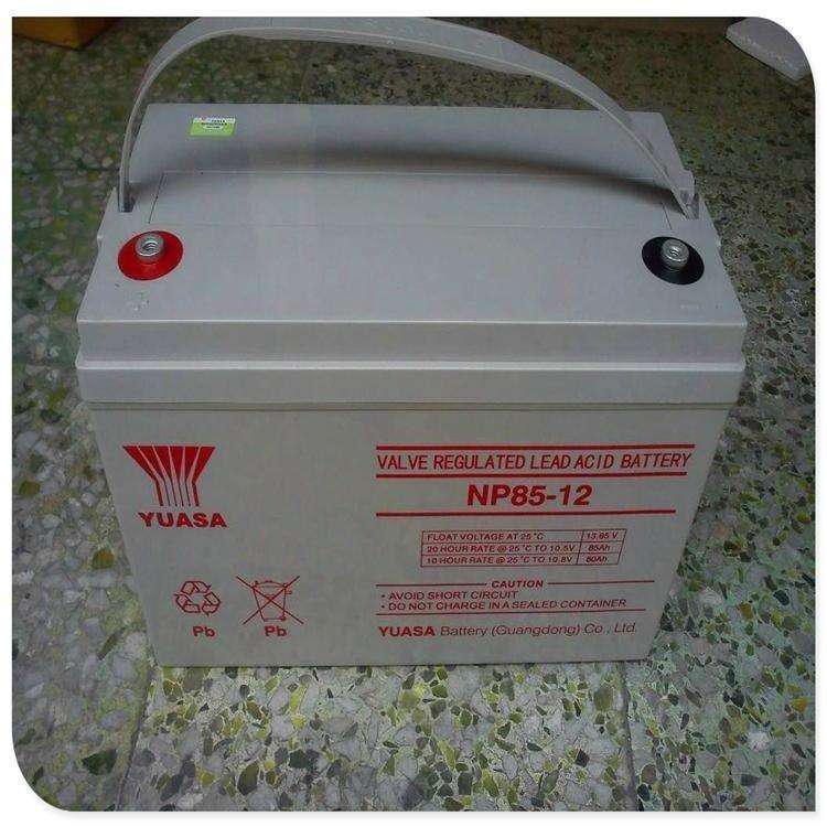 汤浅蓄电池NP85-12 铅酸12V85AH免维护机房直流屏UPS/EPS电源专用