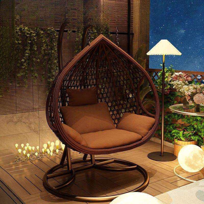 吊篮椅摇篮户外吊椅家庭摇椅懒人卧室庭院双人吊蓝罩防尘罩防水罩