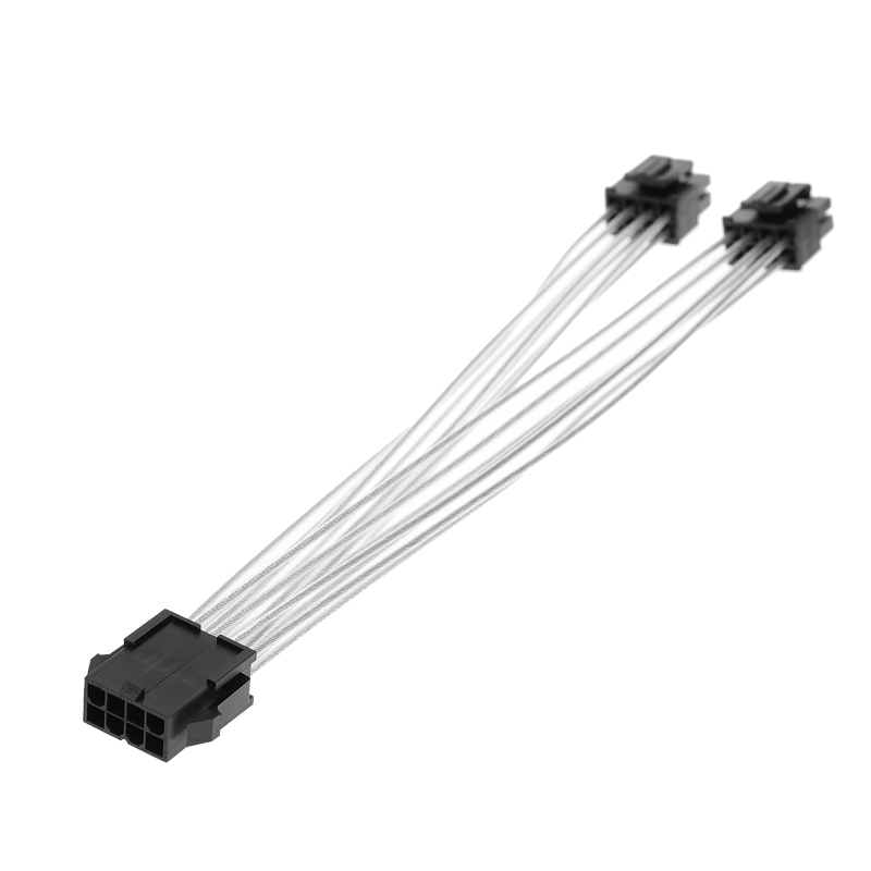 电脑主板CPU8pin转双8p 8p母转8p加8针 CPU电源转接线 镀银拓展线