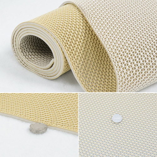 奶油风防滑垫浴室游泳池洗澡淋浴厕所洗手间防水PVC塑料镂空地垫