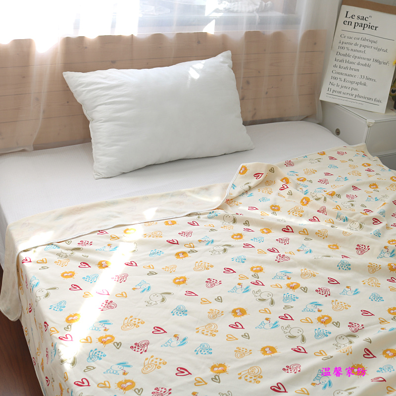 秋冬保暖 柔软纯棉精梳棉针织彩棉 床单  100*150/180*230