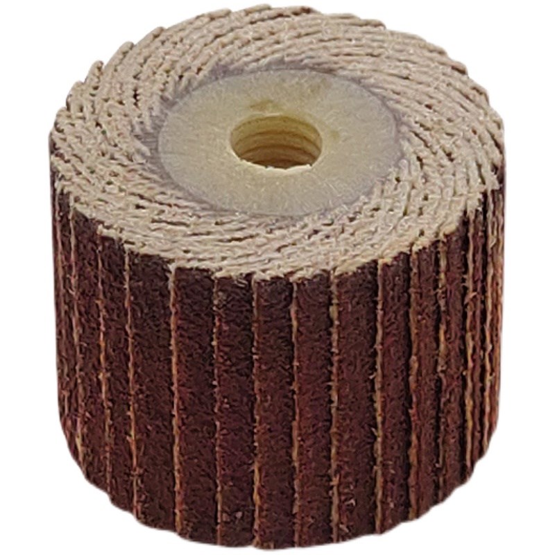 科盈6mm柄50*25活轴页轮千叶轮打磨抛光活柄叶轮砂布打磨轮电磨头