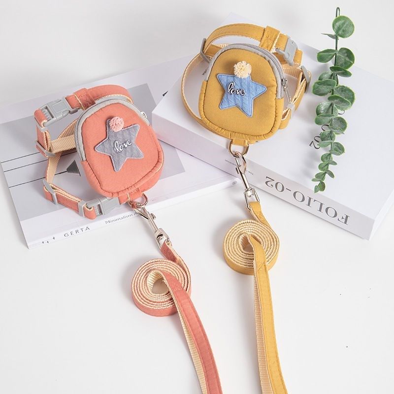 狗狗牵引绳自带背包泰迪比熊博美小型幼犬猫咪胸背带遛狗绳背心式,宠物/宠物食品及用品,猫牵引绳,淘宝优惠券,粉丝福利购,淘宝优惠卷