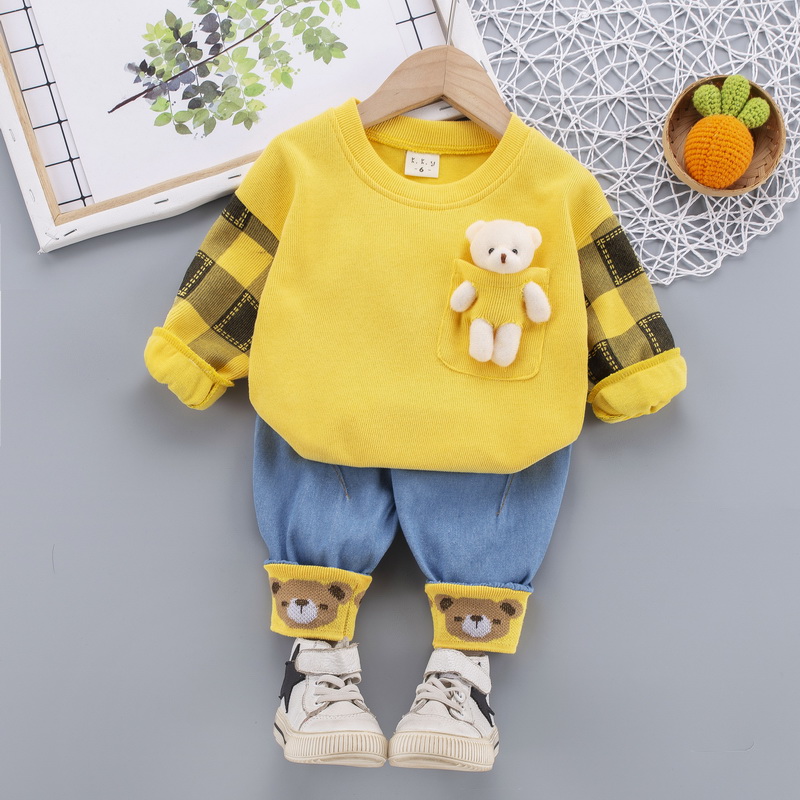 男宝宝春装3周岁以下一六18八11九10十8个月春季婴儿衣服分体套装