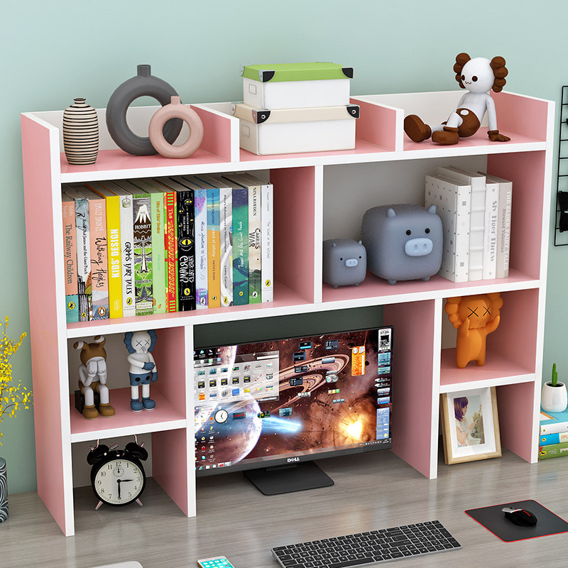 学生用桌面小书架宿舍q书柜现代简约办公收纳架简易桌上书架置物,住宅家具,书架,淘宝优惠券,粉丝福利购,淘宝优惠卷