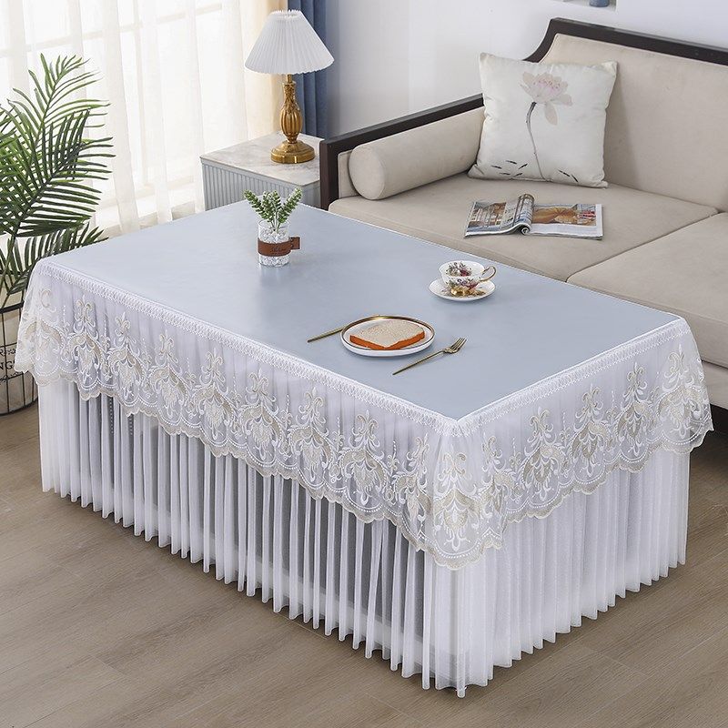 蕾丝茶几罩套长方形电暖桌餐桌套防水防油免洗电炉U取暖罩烤火桌,居家布艺,桌布,淘宝优惠券,粉丝福利购,淘宝优惠卷