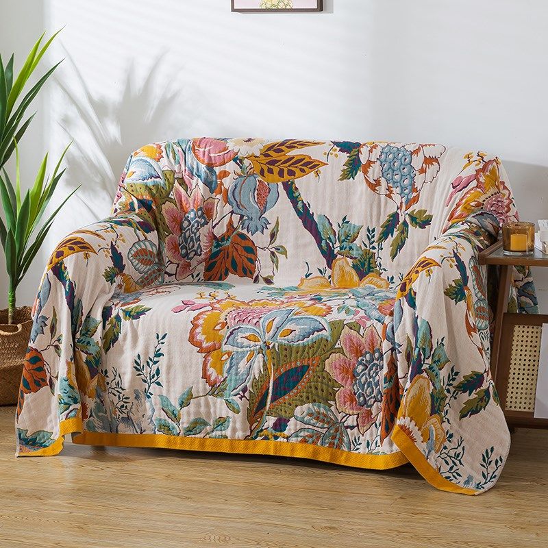 A类四层纱布毛巾被单双人沙发盖毯空调夏凉被儿童.全棉午睡毯,床上用品,休闲毯/毛毯/绒毯,淘宝优惠券,粉丝福利购,淘宝优惠卷