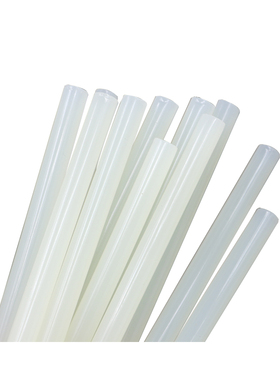 透明热熔胶棒高粘胶条11mm7m超粘加长手工家用电融溶胶枪小号环保