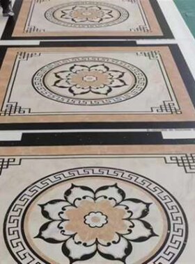 定制电梯轿厢PVC地垫仿大理石多款LogoL图案宴会厅防滑耐磨地胶垫