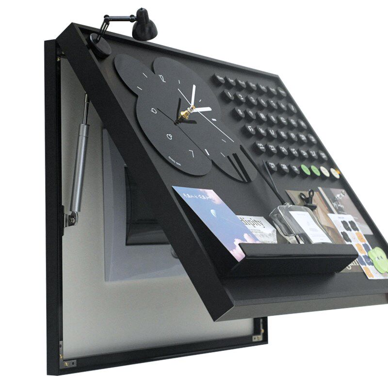 电表箱装饰画g2024高级感带钟表新款竖版磁吸电箱遮挡奶油风免打,家居饰品,电表箱装饰画,淘宝优惠券,粉丝福利购,淘宝优惠卷