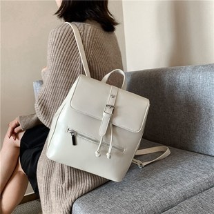 高颜值百搭韩系双肩包百搭网x红背包大学生女生日系逛街潮流小书