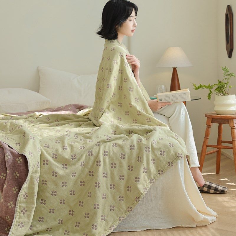 新款A类六层纱全棉纱布盖w毯毛巾被午睡毯子夏季凉爽空调盖被,床上用品,休闲毯/毛毯/绒毯,淘宝优惠券,粉丝福利购,淘宝优惠卷