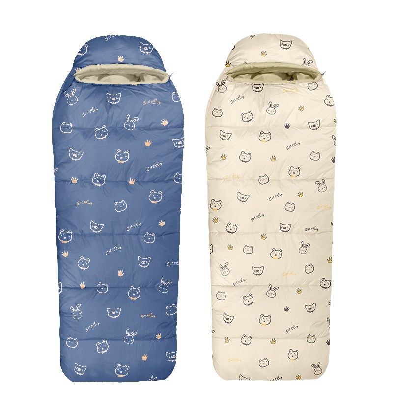 睡袋儿童春秋冬款小学生午休纯棉中大童女睡袍防踢被神器四季通用