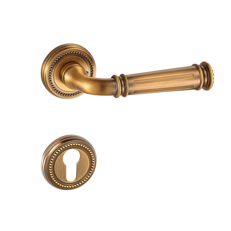 世连泰好门锁室内卧室房间卫生间欧式实木门锁具家用静音复古铜锁