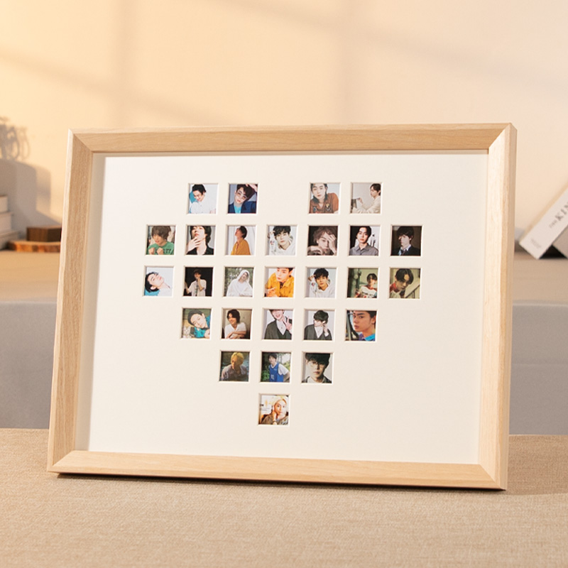 100宫格36纪念日礼品48照片相框diy毕业集体照儿童成长框摆台挂墙