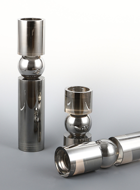 欧式水晶创意极简蜡烛台客厅家居摆件奢华餐桌浪漫样板间软装饰品