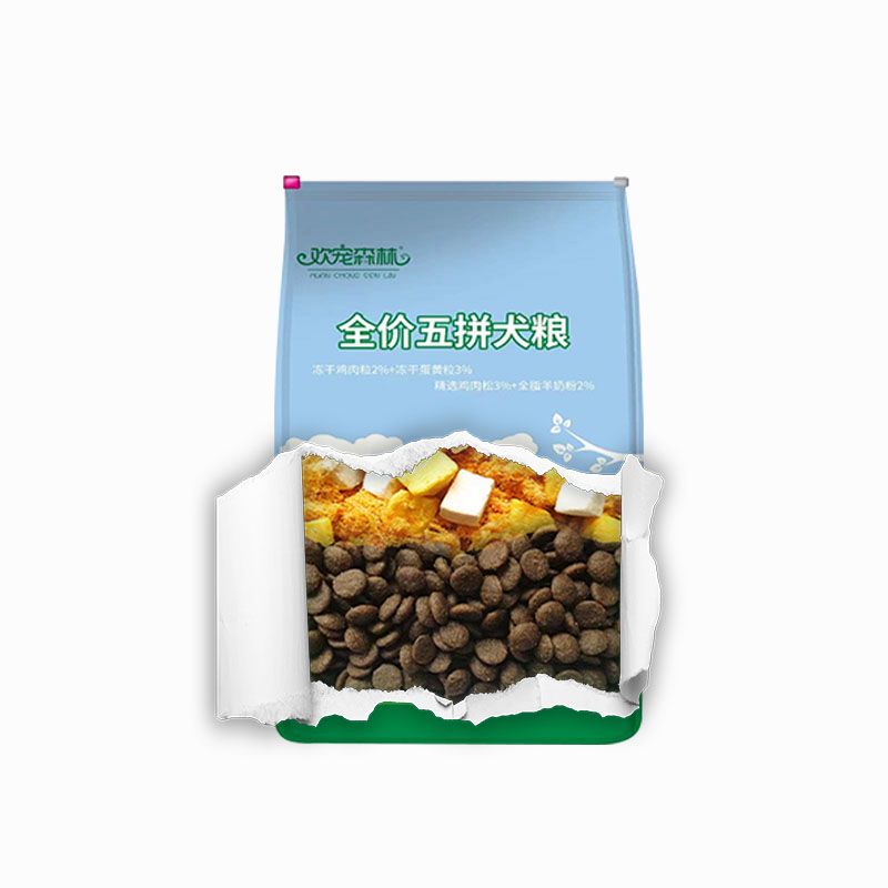 欢宠森林肉松冻干狗食金毛泰迪比熊拉布拉多成犬幼犬通用型17斤装