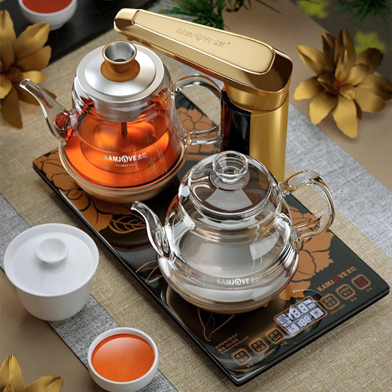 金灶GA-909全自动上水电热烧水壶蒸茶器保温一体泡煮茶壶家用茶炉
