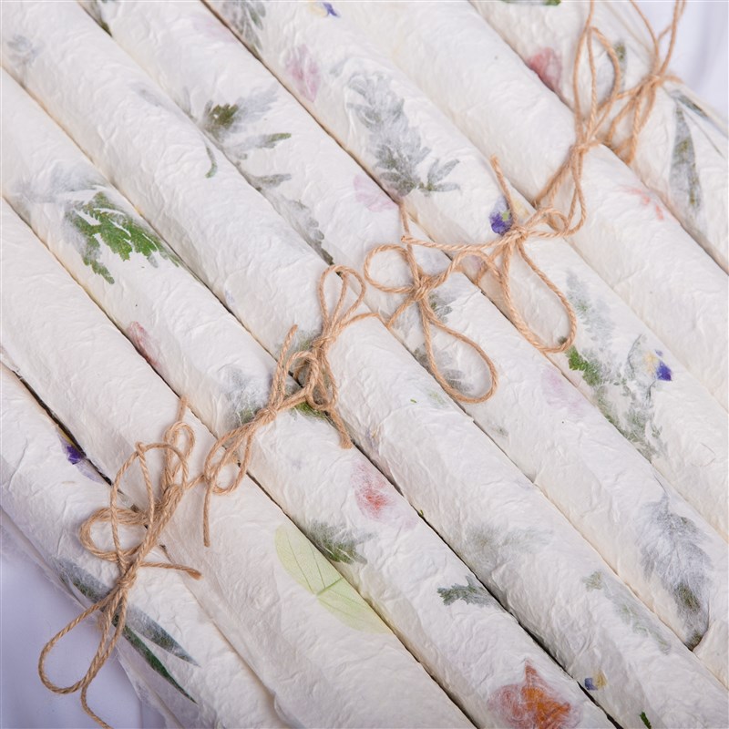 东巴纸花瓣纸花草纸手帐纸礼品盒包装纸包书皮纸艺术工艺墙纸