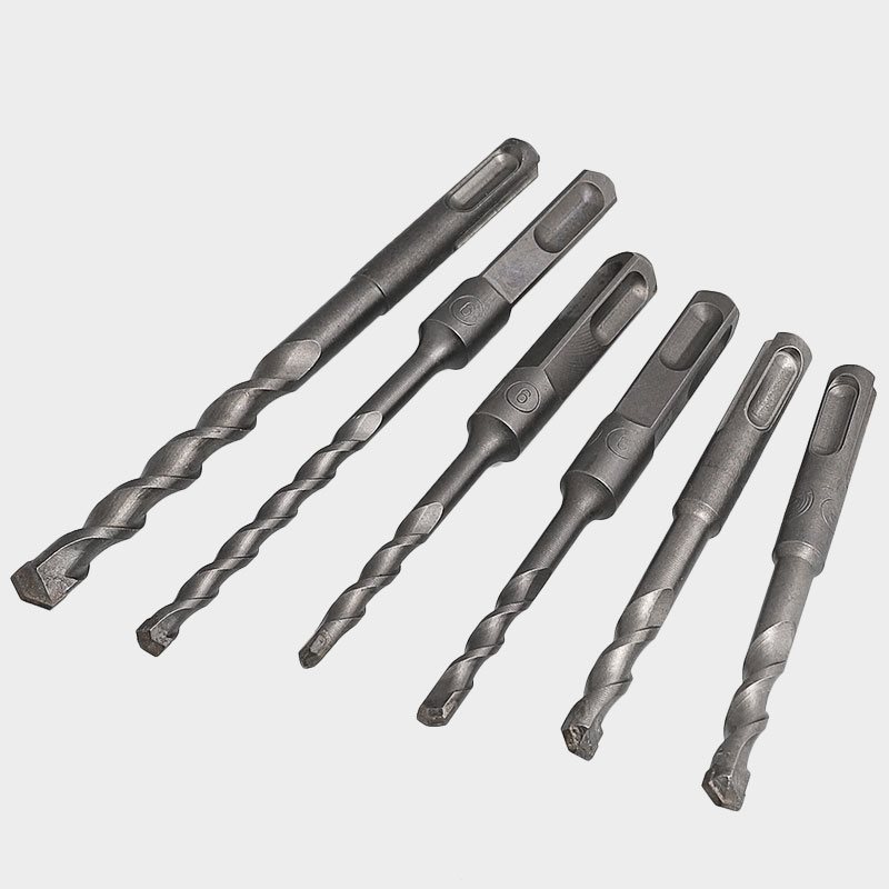 电锤钻头 方柄/圆 柄冲击钻头 穿墙体水泥 混凝土建工钻头M6M8M20