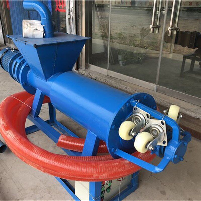 多功能粪水处f理固液分离机 养殖场猪粪鸡粪挤压脱水机 加长型定