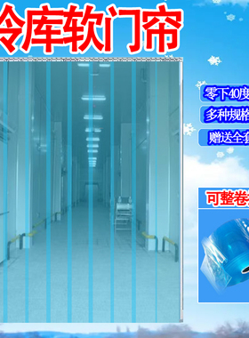 冷库门帘冻库专用软门帘防寒冷藏车间胶帘耐低温Rpvc防冻塑料皮帘