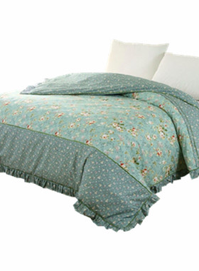 被套单件套100全棉加厚一米五的200Dx230cm2021新款花边被罩