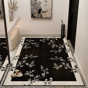 法式入户门地垫2023新款客厅y门口脚垫可裁剪进门玄关地毯耐脏高