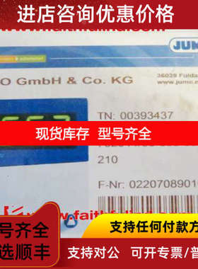 JUMO 00393437 久茂温控器 iTRON 04 702044/88-888-000-25/210