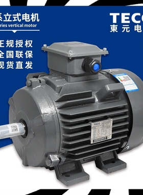 厂家现货供应TECO东元电机AEEVJ30.75kw1HP 立式电机；刹车电机