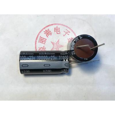 25V10000UF 20X40MM 日本尼吉康音频功放电解电容 通透强