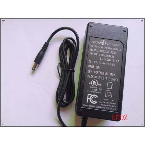 原装Audio Authority适配器12V5A变压器充电器XH1200-5000电源线