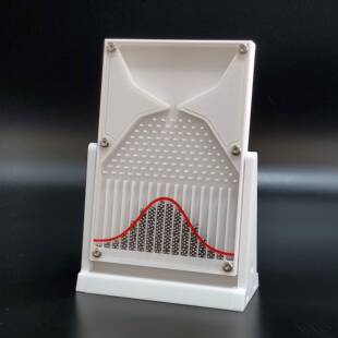 高尔顿板Galton board正态分布道尔敦板科学摆件潮玩礼物教学教具