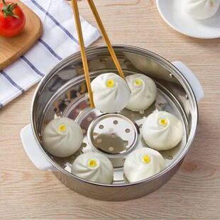 蒸笼不锈钢学生锅蒸屉加厚加高家用电热锅篦子电煮锅配件盖子电线