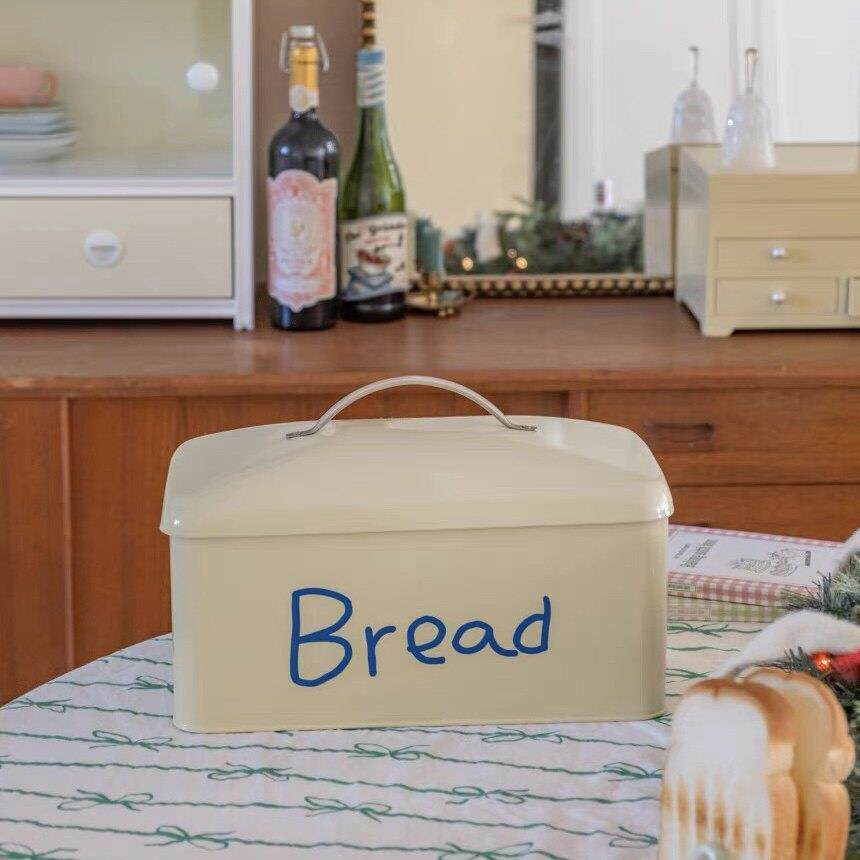 现货韩国代购 ins博主同款奶黄色收纳盒杂物收纳营养品桌面收纳箱