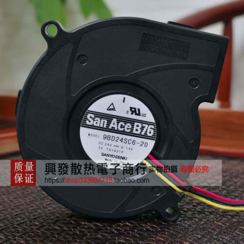 SanAce B76 9BD24SC6-20 DC 24V 0.14A 7020涡轮 变频器散热风扇