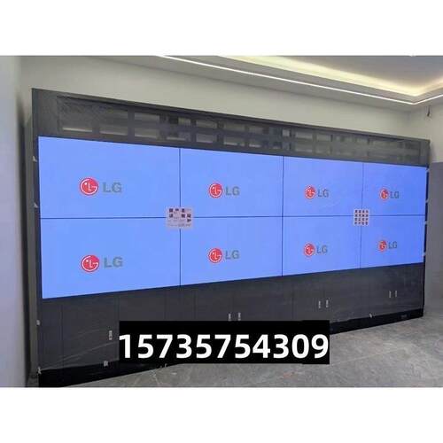 落地柜电视墙拼接屏柜监控电视墙机柜控制台拼接屏幕墙柜43寸显示