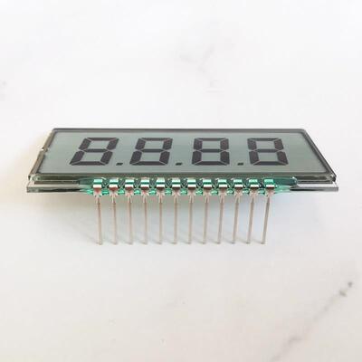 TN段码液晶屏4位段式LCD屏宽温液晶数码管QYT2977可用HT1621驱动