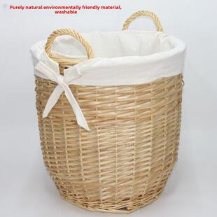 新真藤柳条脏衣服篮脏衣服储物篮卧室脏衣服篮脏衣服桶火锅店洗衣