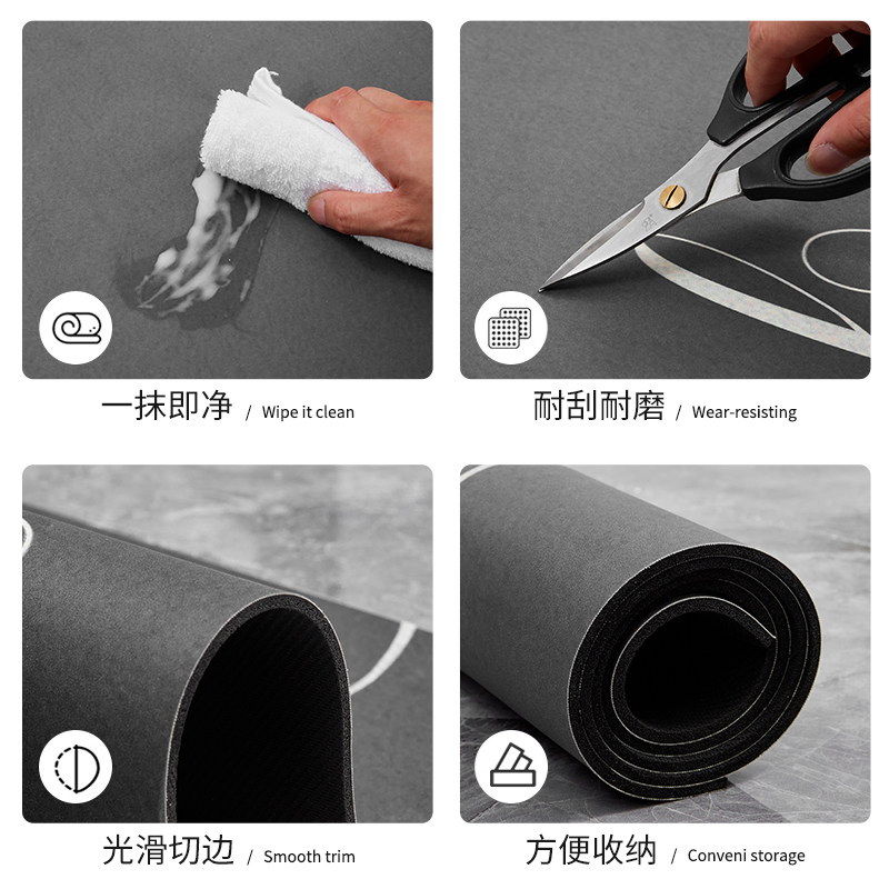 厨房地垫软硅藻泥防滑垫家用浴室吸水垫喜庆脚垫进门垫子入户门垫